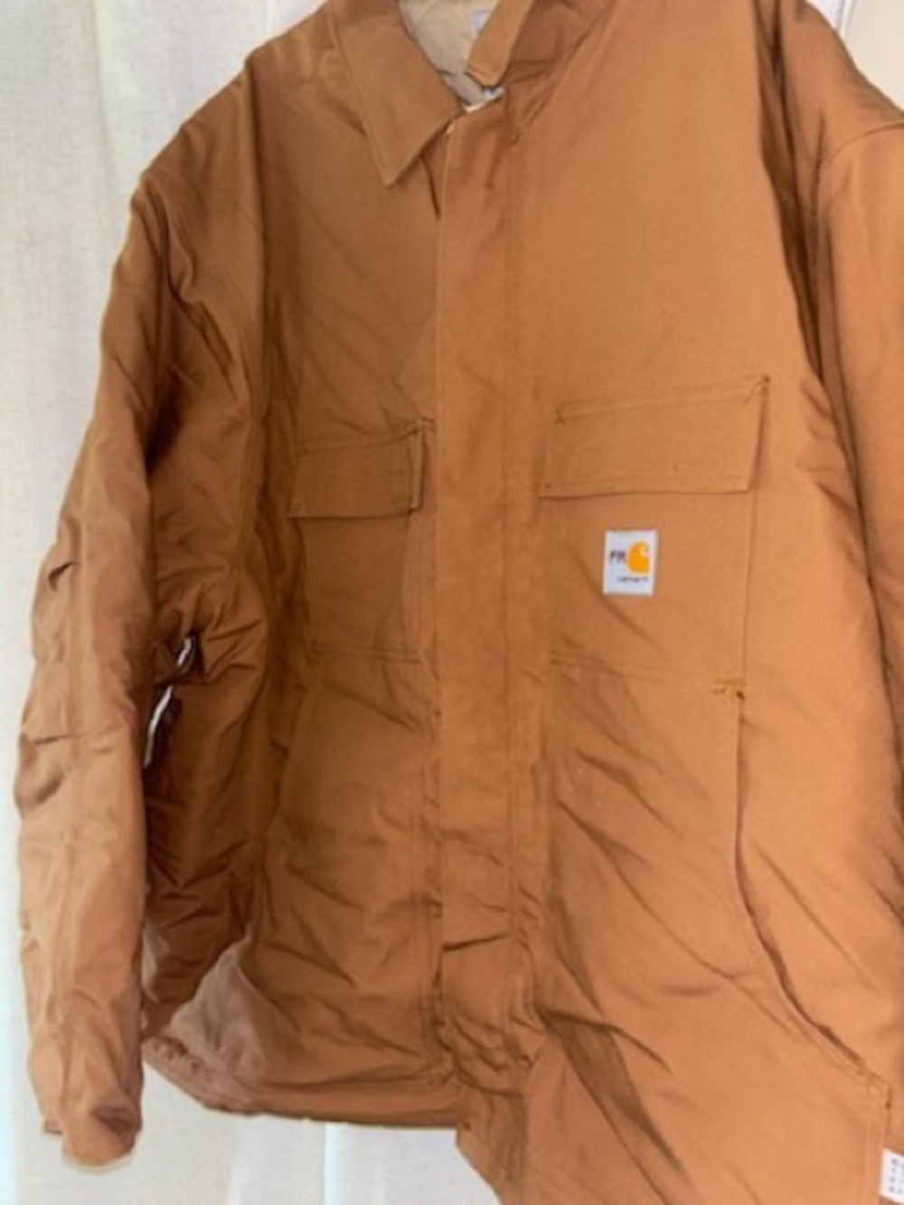 Carhartt Men's Carhartt Brown Duck Canvas Insulated Jacket - Picture 8 of 8